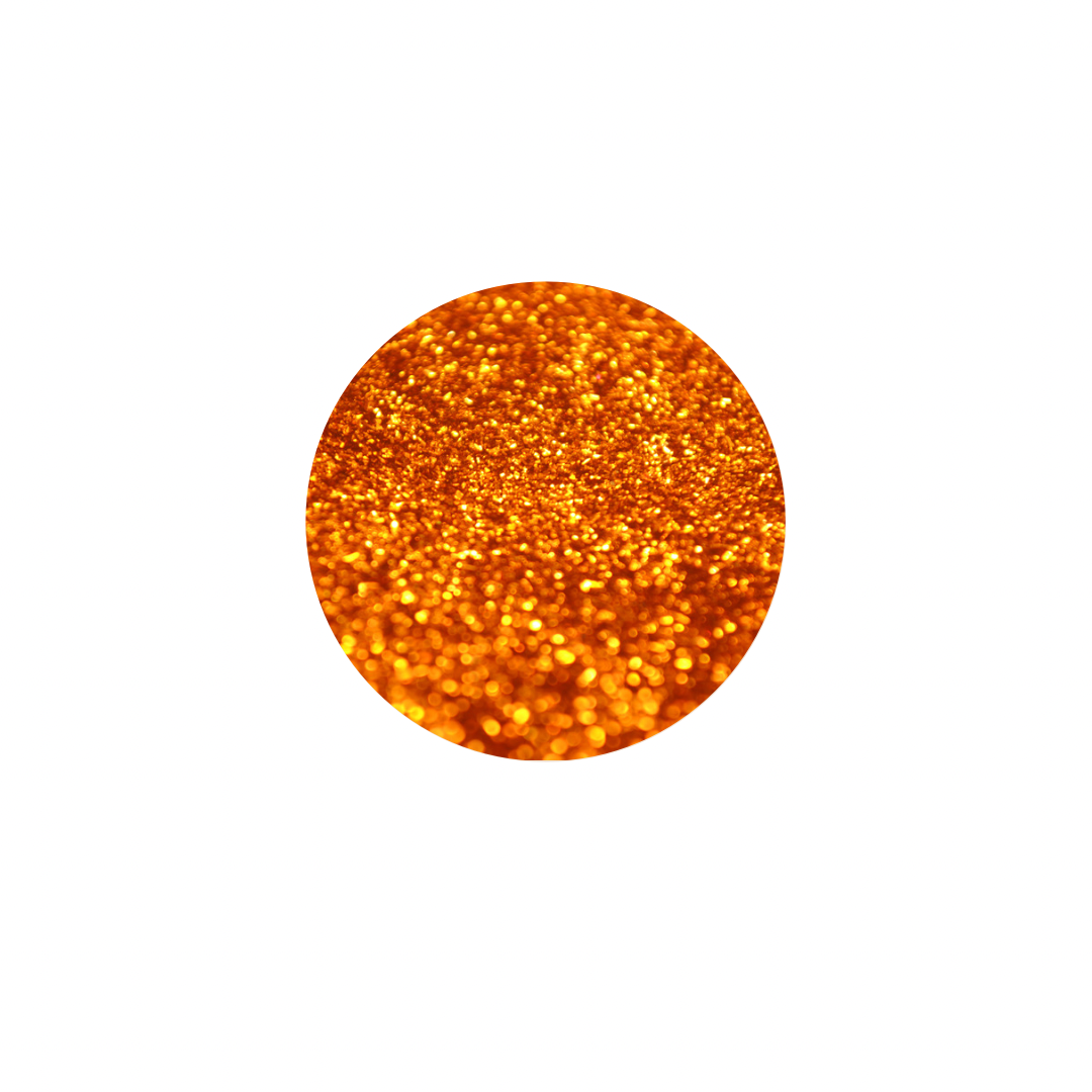 Orange Flash Glitter Gel